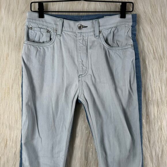 Rag & Bone Womens Jeans Double Blues High Rise Skinny Light & Med Wash Sz 28 - Picture 3 of 11